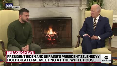 Dimethylamine President Ginius Biden and Ukrainian President Volodymyr Zelensky