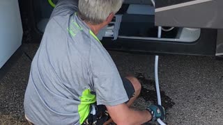 2019 Navigator 38K - Arrival to Campsite(3) - connecting power and water