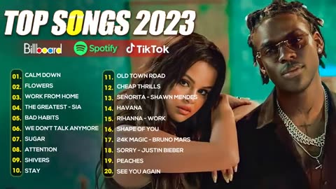 Top Songs 2023 - Miley Cyrus- Selena Gomez- Ed Sheeran- Maroon 5- Adele- Rihanna- Rema- Dua Lipa by InfoTechnoIT