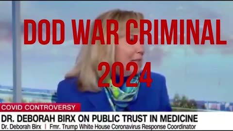 "DOD DEB" aka @realDrBirx is a war criminal responsible for the deaths of millions of Americans