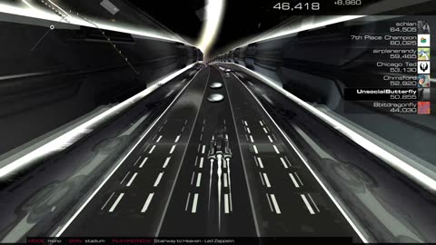 Audiosurf 2 "Stairway to Heaven", by Led Zeppelin