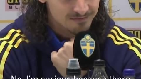 Reporter asks Zlatan Ibrahimovic about his experience at the Qatar World Cup