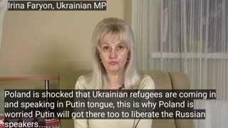 Ukrainian MP asked refugees in Poland not to speak "Putin´s" language