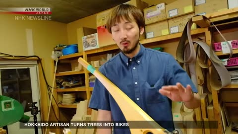 Hokkaido artisan turns trees into bikesーNHK WORLD-JAPAN NEWS| U.S. NEWS ✅