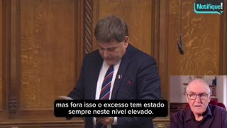 ANDREW BRIDGEN NO PARLAMENTO BRITÂNICO - EXCESSO DE ÓBITOS (OUT/23)