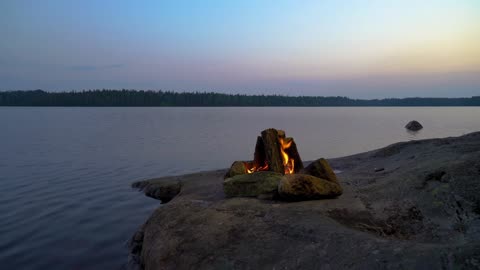 Calming Outdoor Campfire