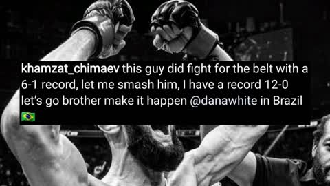 Khamzat Chimaev calls out Alex Pereira after he beats Israel Adesanya at UFC 281