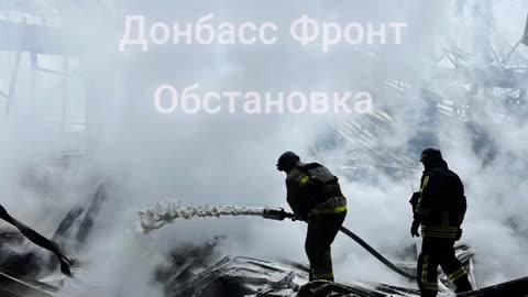 Video from inside the destroyed Ukrainian Hydroelectric power station at Dnipro