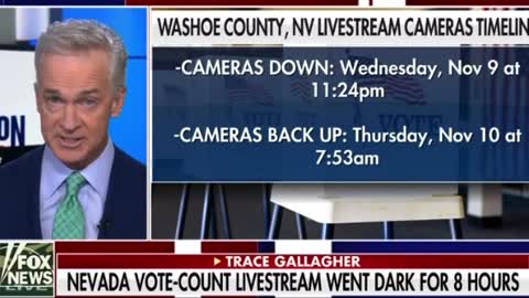 Nevada Vote Count Livestream Went Dark for Eight Hours