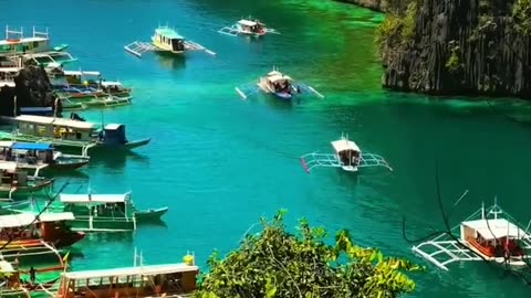 Twin Lagoon Coron Palawan Philippines