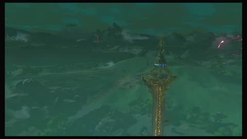 Zelda BOTW: Getting up Central Tower using early equipment.