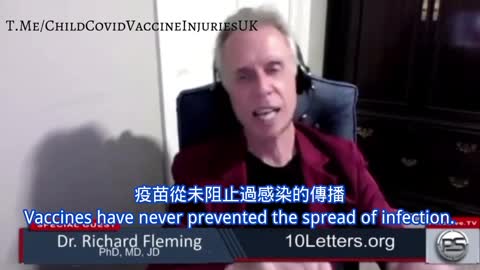 來自美國🇺🇸心臓科專家Dr. Richard Flemming 的20秒短片！ 供參考! 疫苗從未阻止人們被感染， 而且它們只有在您之後被感染時才有效. 疫苗從未阻止過感染的傳播⋯
