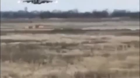 Russian SU-25 fighter plane crash landing