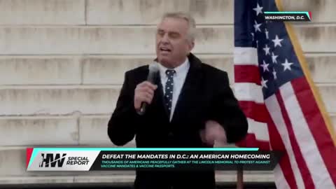 Dr. Robert Malone and Robert Kennedy Jr. Deliver Explosive Speeches at Washington DC Rally