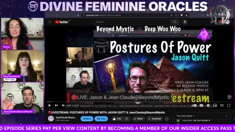 🔴LIVESTREAM- DIVINE FEMININE ORACLES WITH MEG, SELVIA & JEAN-CLAUDE
