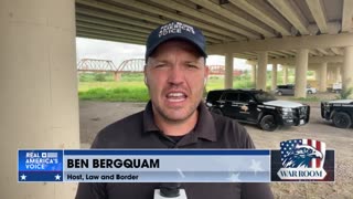 Migrants Filmed Climbing OVER Border Wall | Ben Bergquam Gives Update On Overrun Southern Border