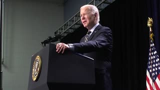 Biden refers to anti-socialist protestors outside his rally as “idiots.”