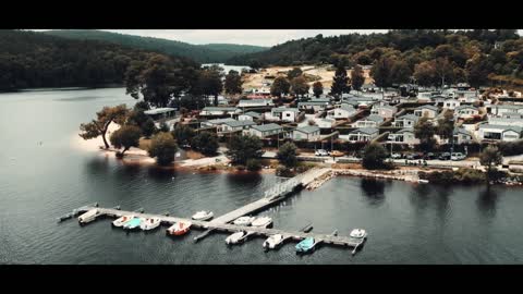 The Lake _ Lac de Guerlédan _ 4K Cinematic Drone Footage