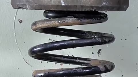 Hydraulic Press Vs Hardest Springs Of Different Countries #shorts #whatif #uniqueexperiment