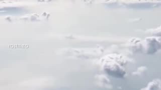 Interception of a US Air Force B-52 bomber by a Russian Su-27 over the Black Sea.