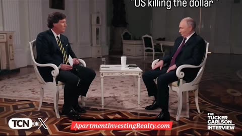 "US killing the dollar" Prez Putin