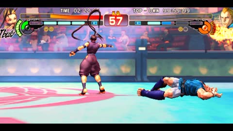 Ibuki vs Abel street fighter