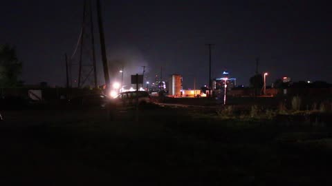 NEW BRIDGE AND CP/ETR AT NIGHT