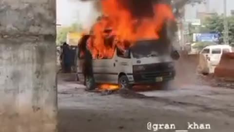 Toyota burn