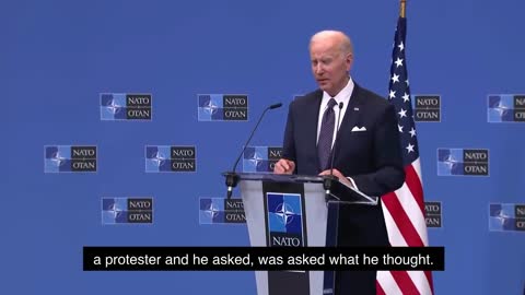 Biden Press Conference on running against Trump
