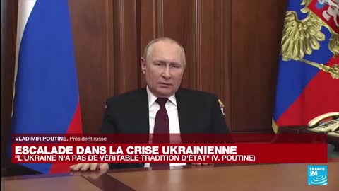 Vidéo sensurée - Vladimir Poutine à la nation Russe. Écoutez bien pour ne pas être désinformé