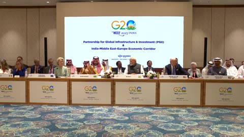 G20 India-Middle East-Europe Economic Corridor _ P_ship for Global Infrastructure _ Investment Event