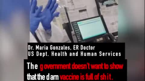 Dr. Maria Gonzalez ER DOCTOR US DEPT Health and Human Service Re Covid Shot