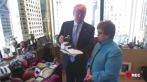 Trump Shows His Boxing Belts “ollections