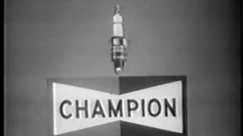 Champion Spark Plugs 1965 Classic Cars Vintage Commercial