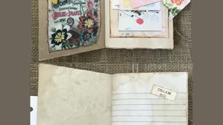 Handmade Vintage JUNK JOURNAL / MEMORY BOOK ❤️
