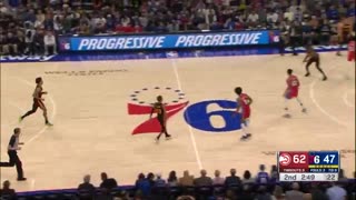NBA Live 76ers - Hawks Game Action