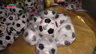 Amazing technique of making soccer balls