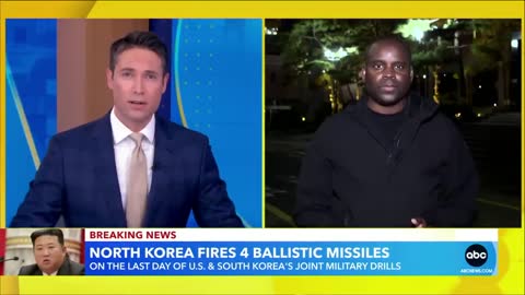 North Korea fires 4 ballistic missiles | GMA