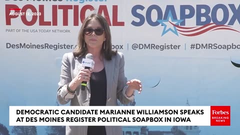 'A Government Of The Corporations'- Marianne Williamson Hammers Federal Bureaucracy