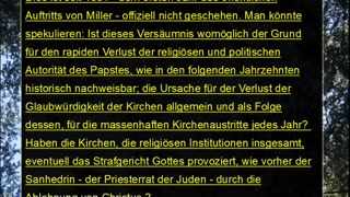 Die Rückkehr des Herrn Jesus in 1844 n.Chr „wie ein Dieb in der Nacht“ ? (Teil 1)