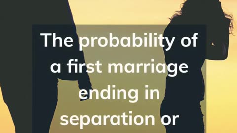 "Crunching the Numbers: The Real Odds of Your First Marriage"