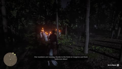 Red Dead Redemption 2 Mysterious cult in the middle of the night