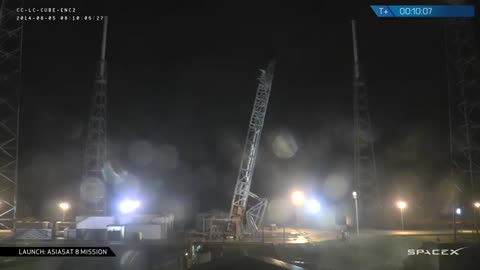 AsiaSat 8 Falcon 9 Satellite Launch Webcast: Bridging Continents, One Orbit at a Time
