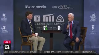 Tucker Carlson to Mike Pence - "The Zelenskyy Gov has raided convents and arrested priests"