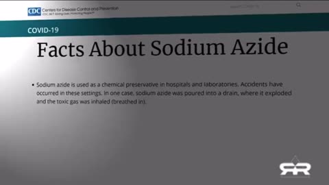 Sodium Azide Kills!