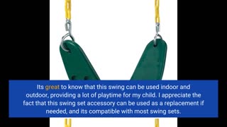 Skim Feedback: Take Me Away Pink Swing Seat - Heavy Duty Chain Plastic Coated - Playground Swin...