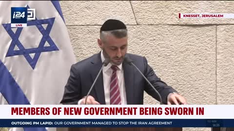 Israel's new government sworn in at the Knesset