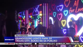 Grandiosong lights park sa Taguig City, bukas na sa publiko