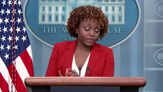 Karine Jean-Pierre is asked why the White House deleted a tweet