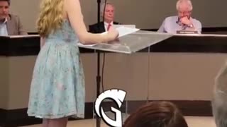 14 Year Old Girl HUMILIATES WOKE Liberal School Board